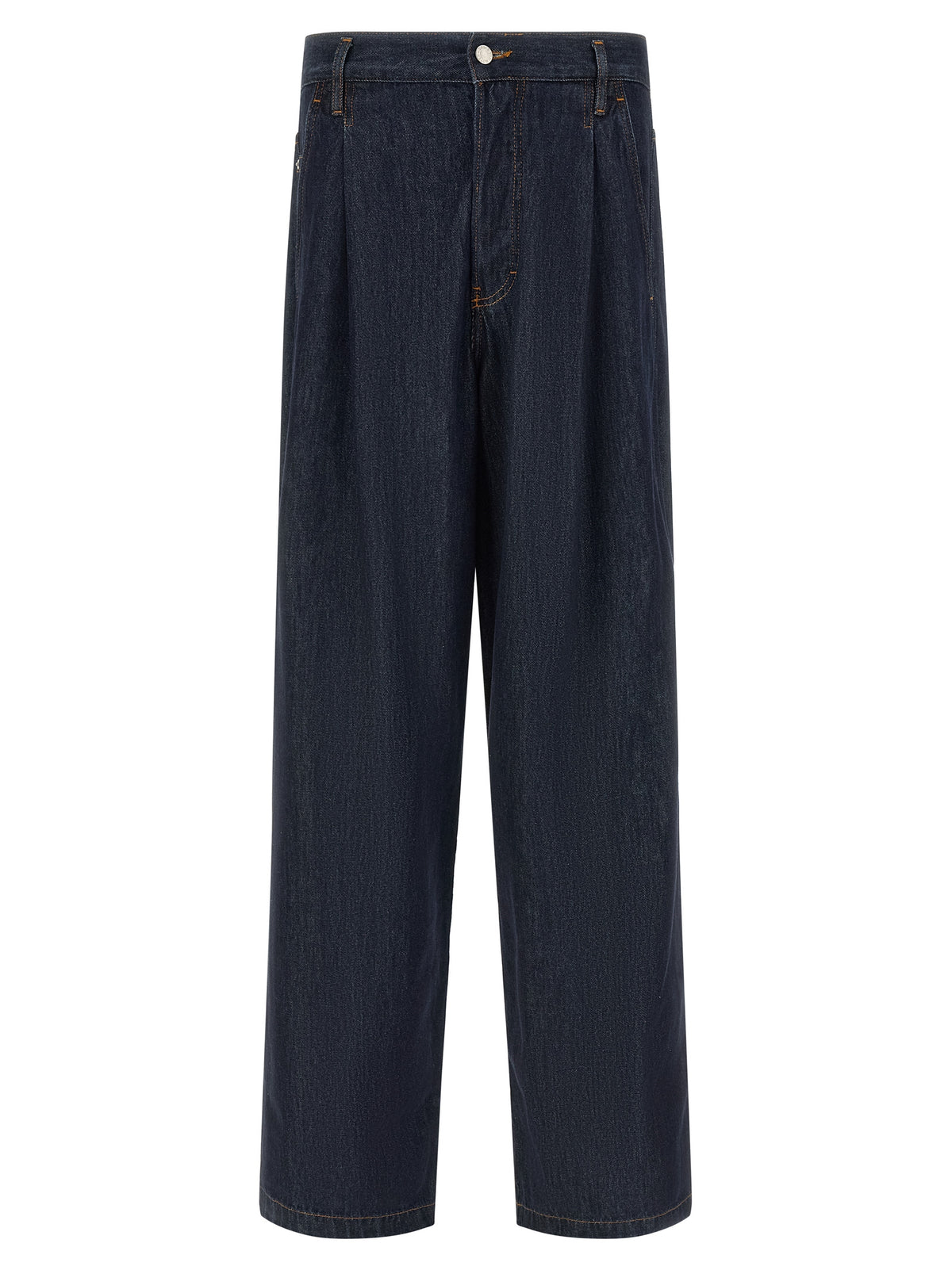 Dries Van Noten Blue Cotton Jeans Denim