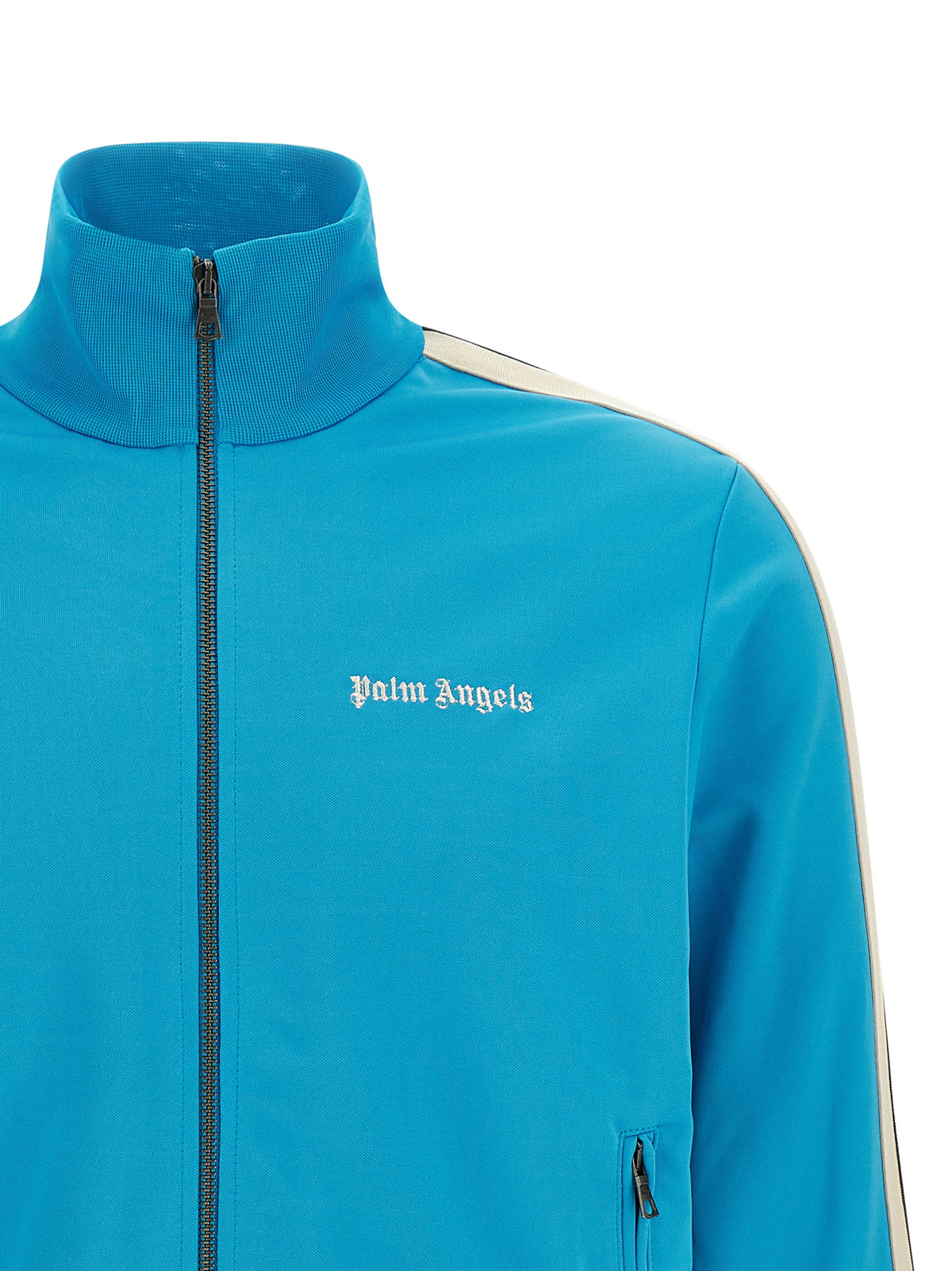 Palm Angels Blue Polyester Sweatshirt