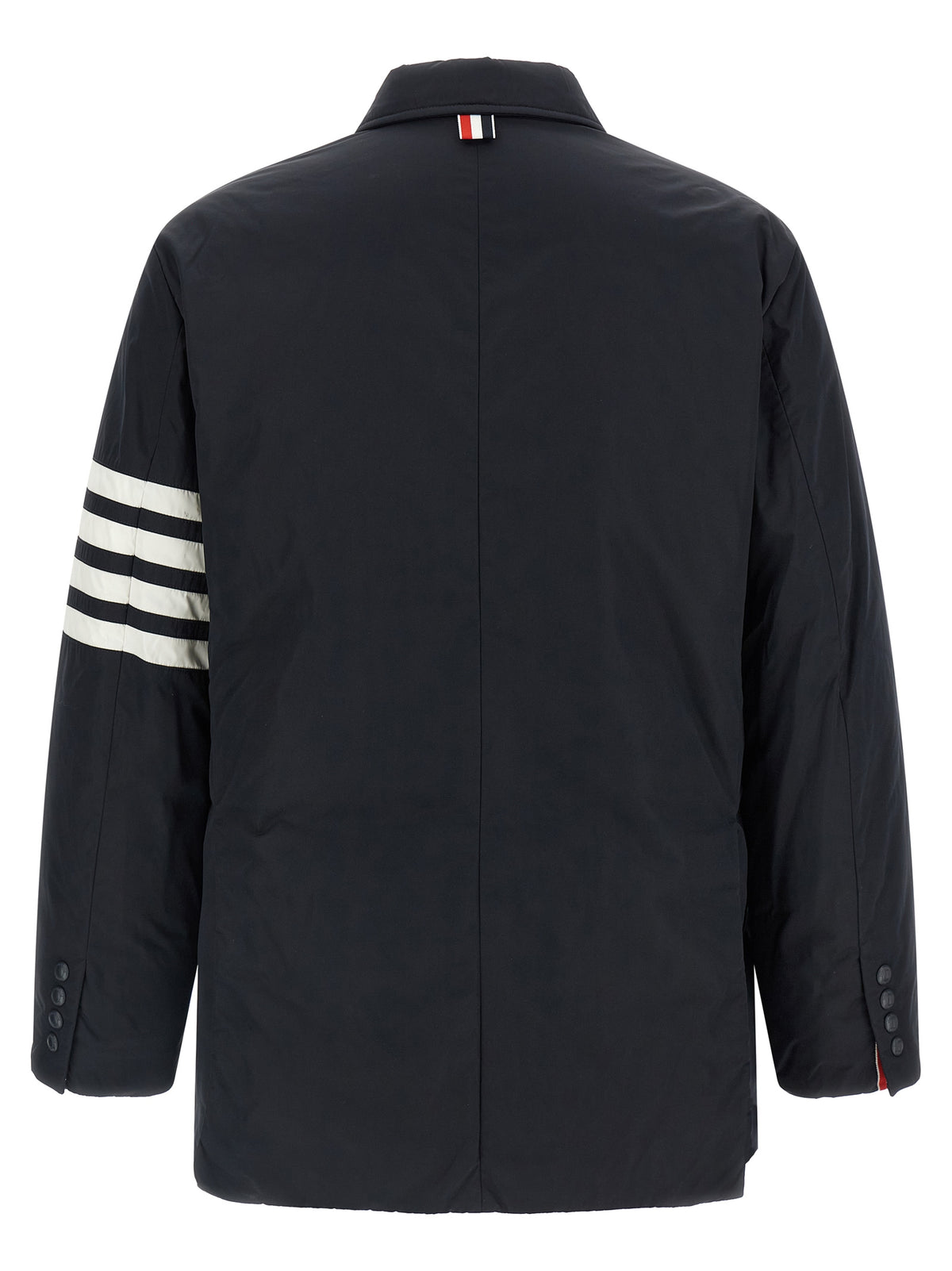 Thom Browne Blue Polyester Biker Jacket