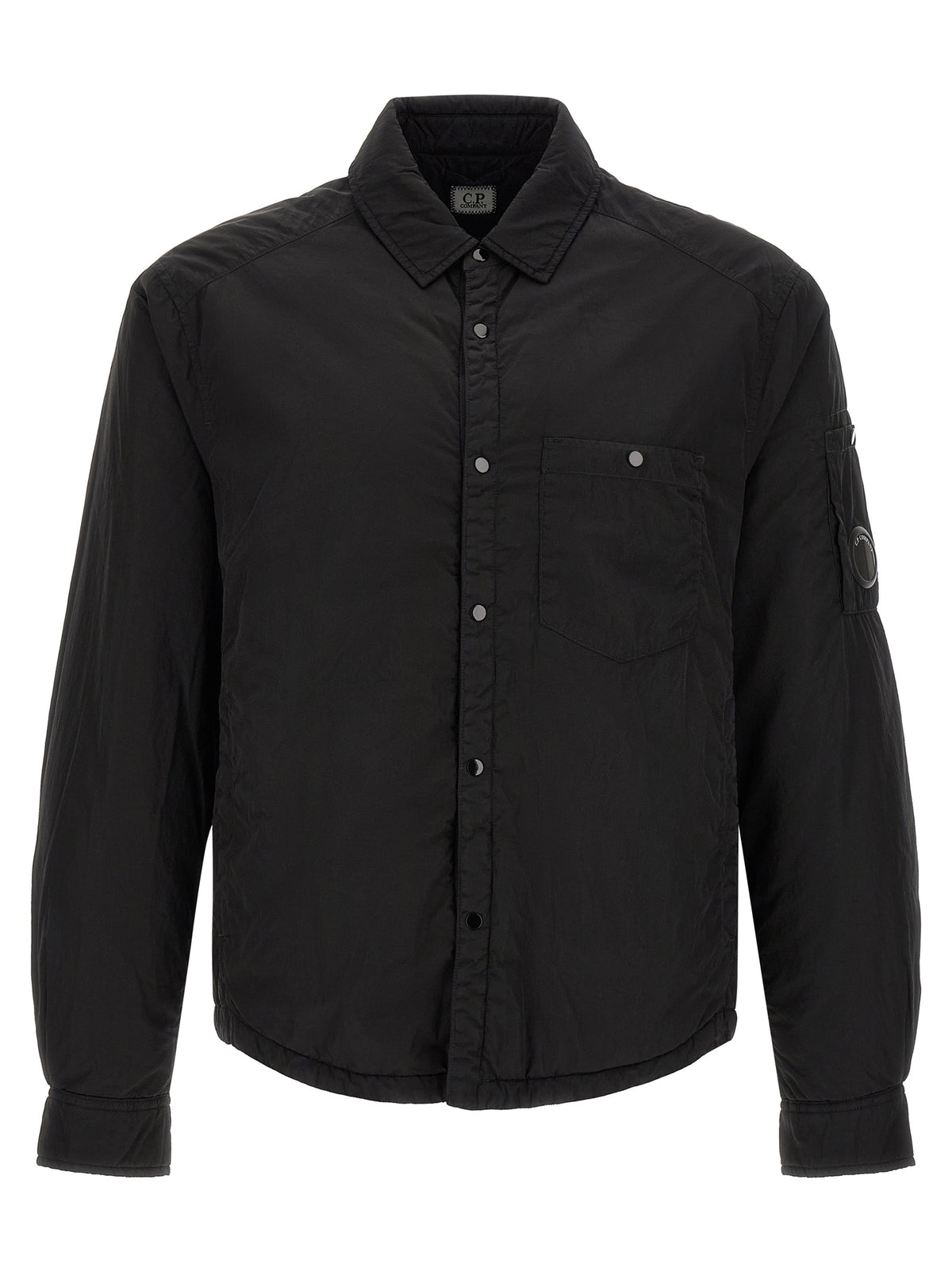 C.P. Company Black Polyamide Full-Length Jacket