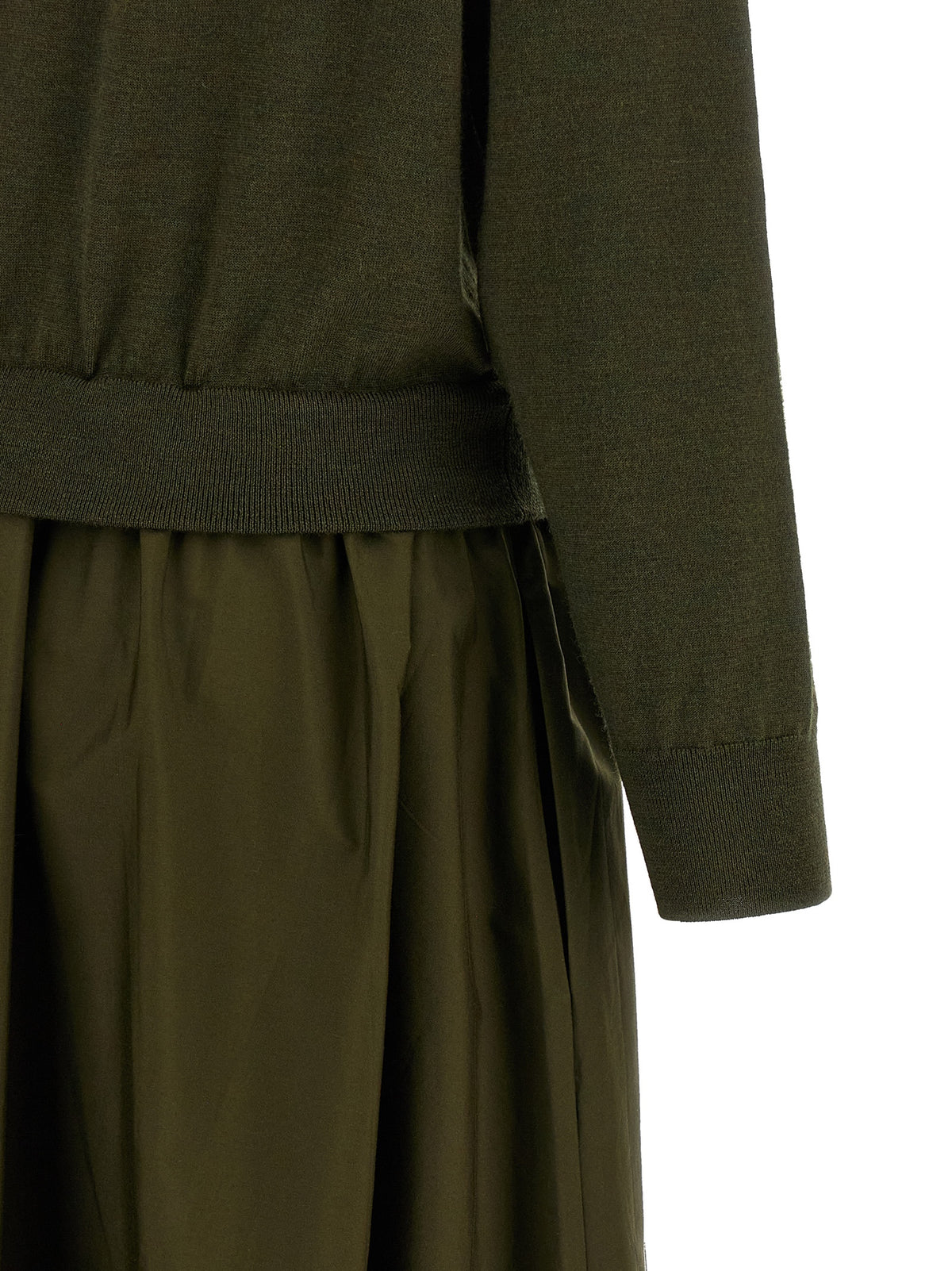Polo Ralph Lauren Bicolor Wool Long Dress