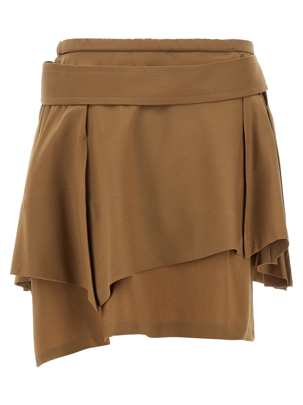 Vivienne Westwood Brown Virgin Wool Long Skirt