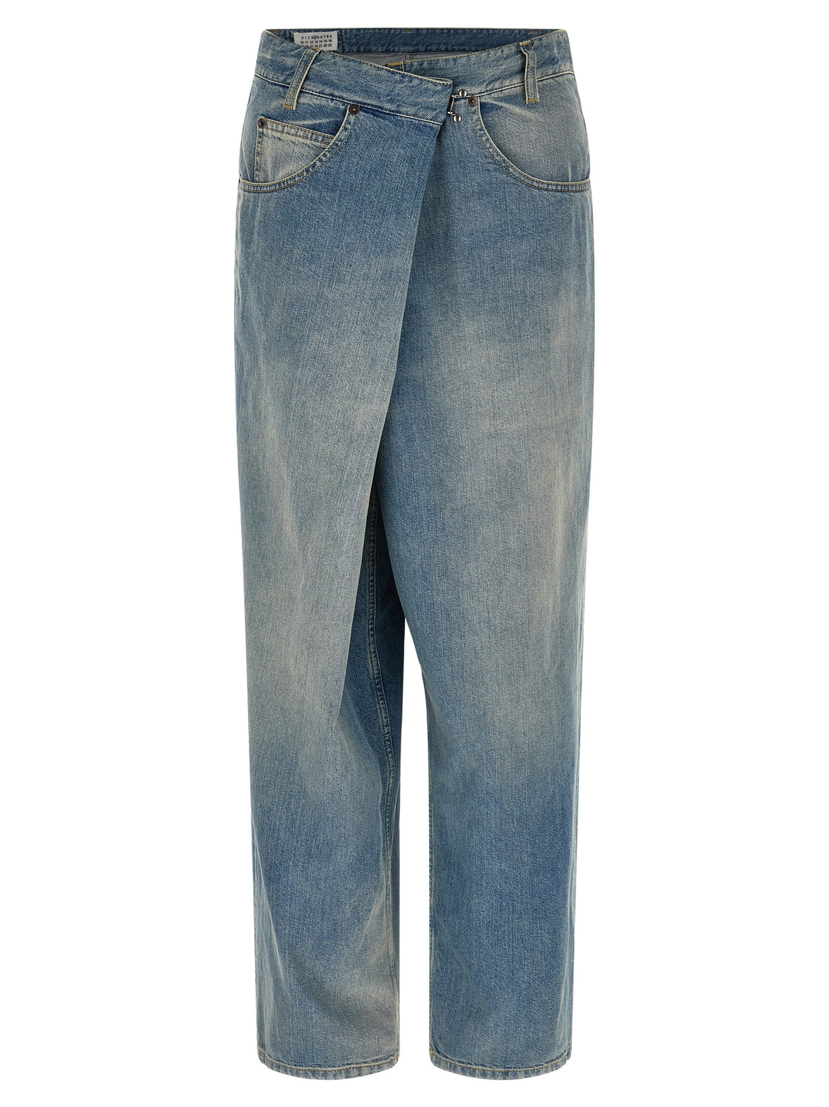 Maison Margiela Blue Cotton Straight-Leg Jeans