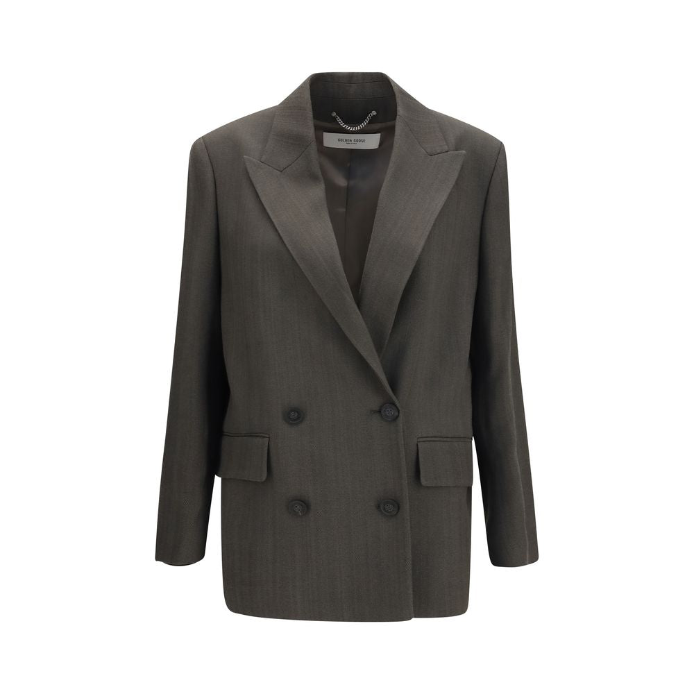 Golden Goose Bicolor Viscose Blazer