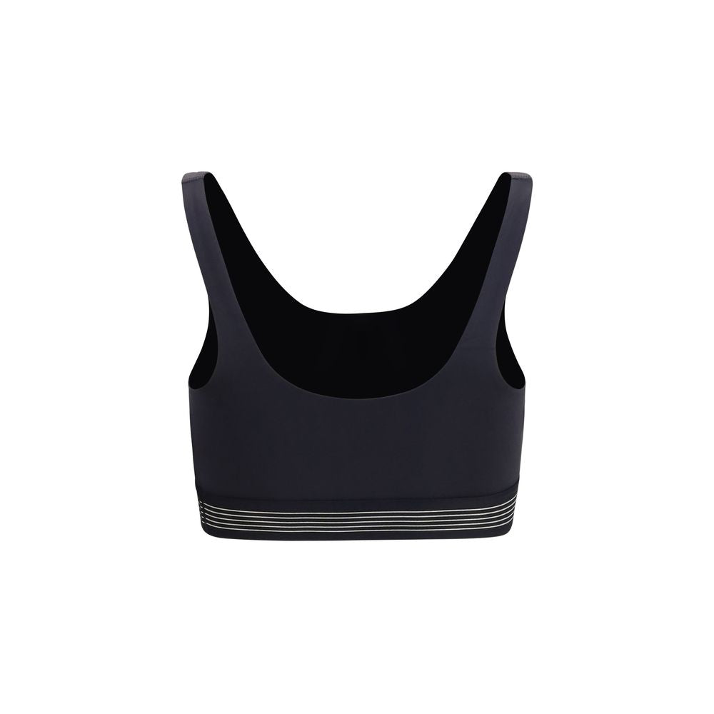 New Balance Black Polyester Sport Bra