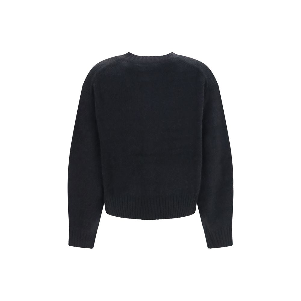 Loulou De Saison Black Wool Oves Aries Cardigan