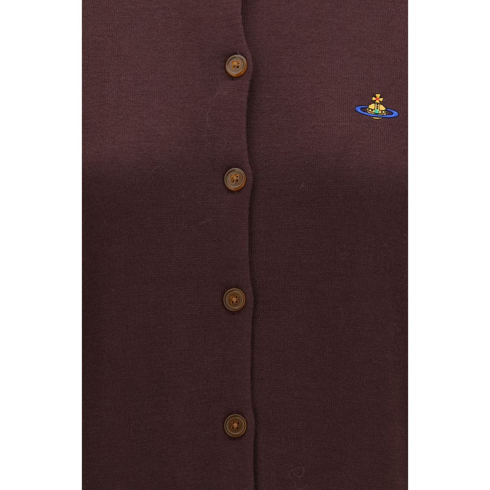 Vivienne Westwood Purple Wool Oves Aries Cardigan