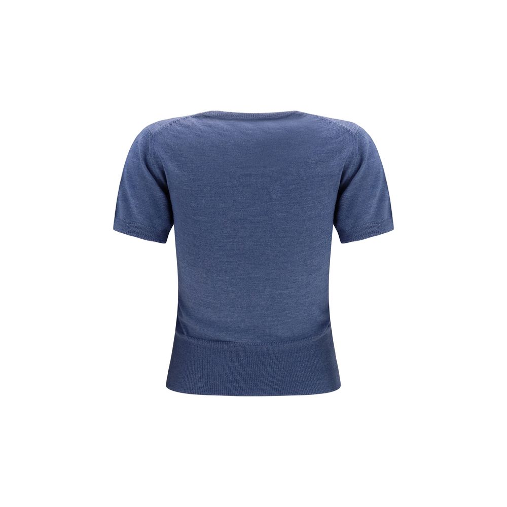 Vivienne Westwood Blue Wool Oves Aries Sweatshirt