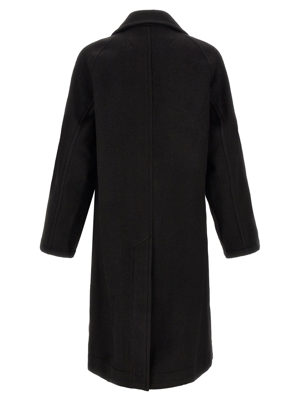 Lemaire Black Wool Coat