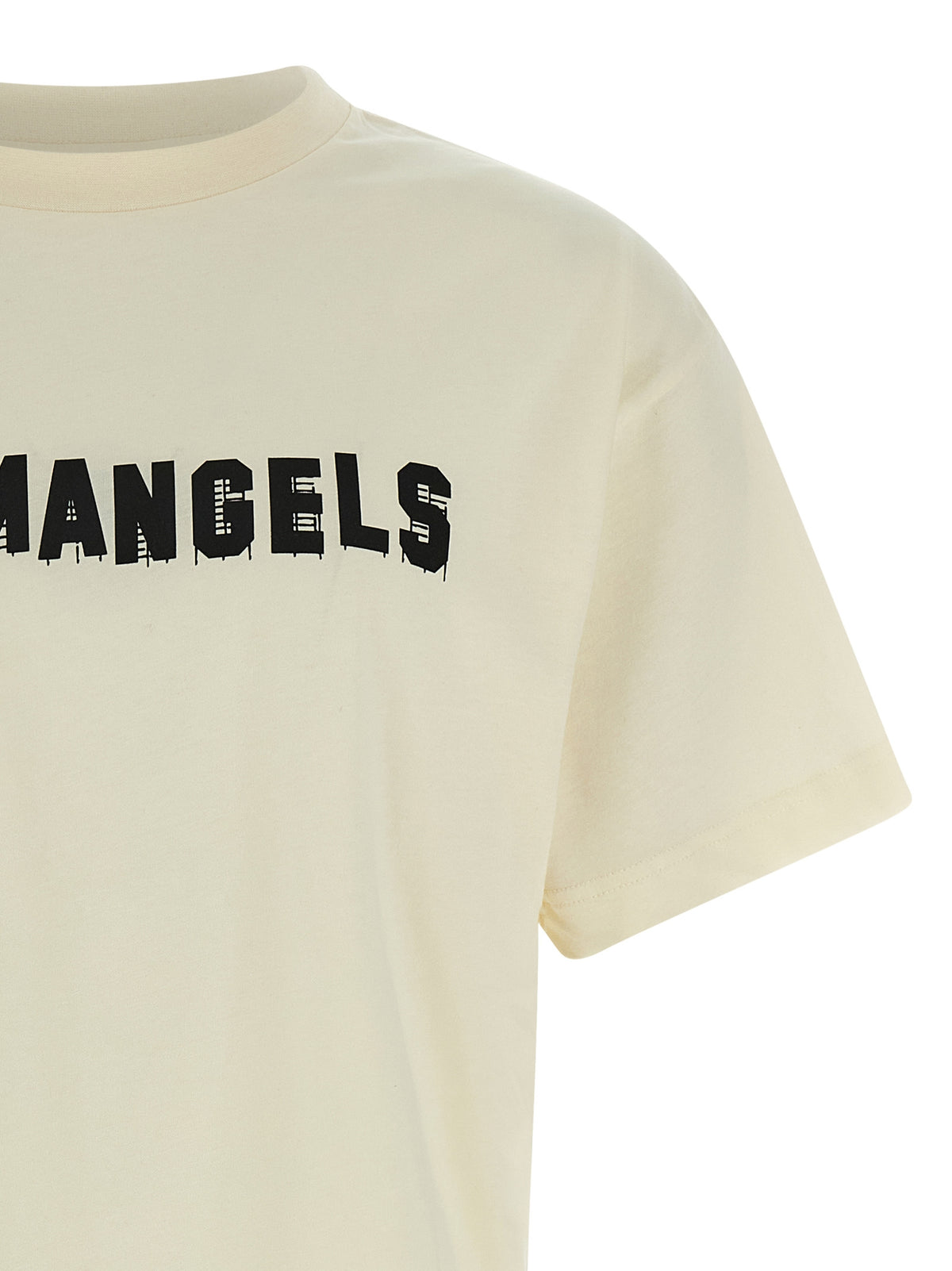 Palm Angels White Cotton T-Shirt