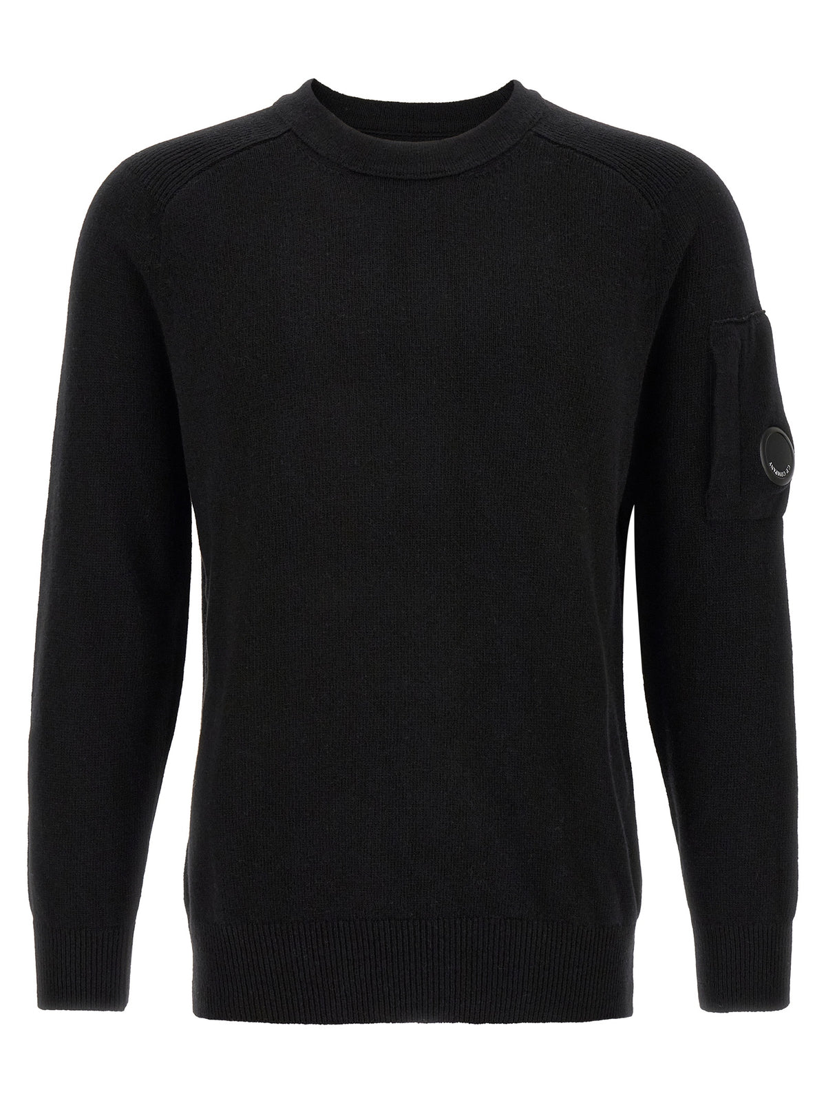 C.P. Company Black Wool Cardigan