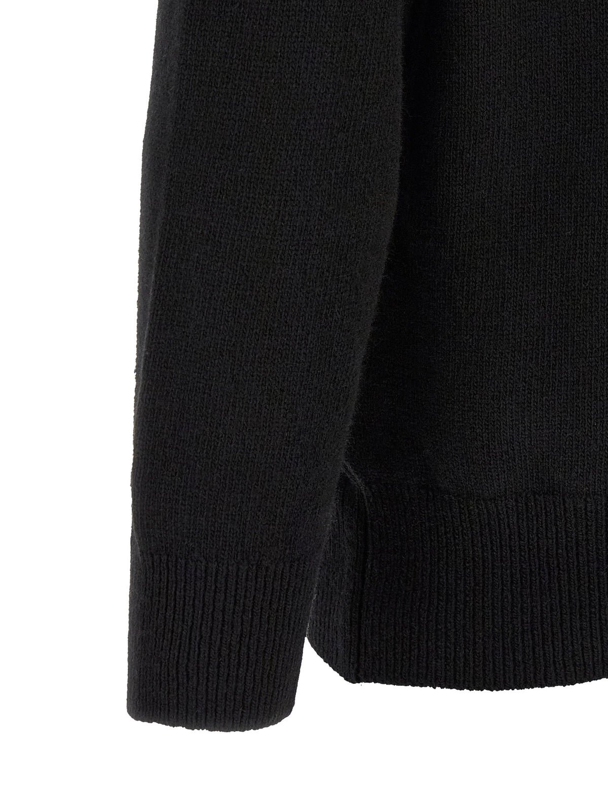 C.P. Company Black Wool Cardigan
