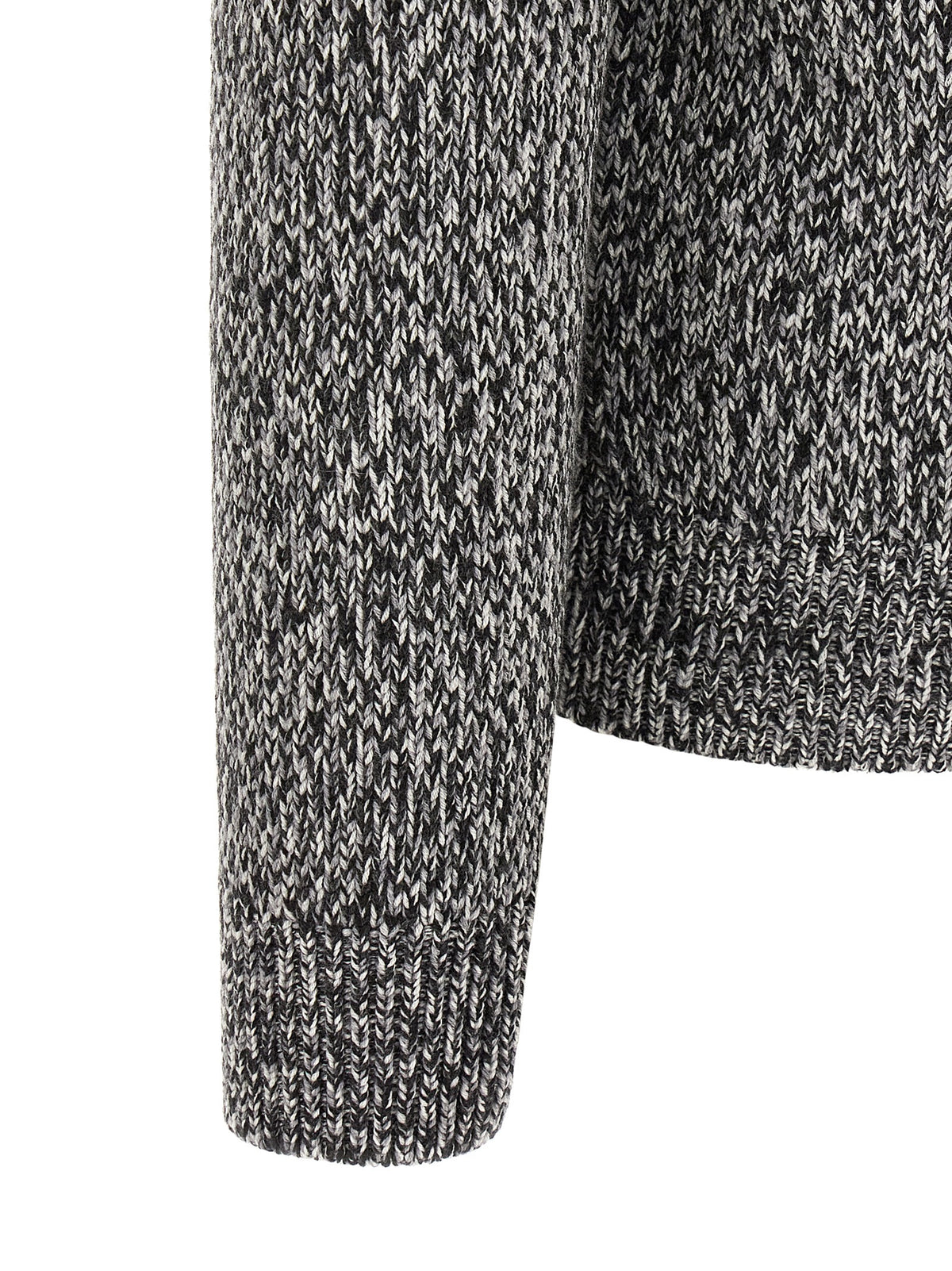 Brioni Bicolor Wool Cardigan