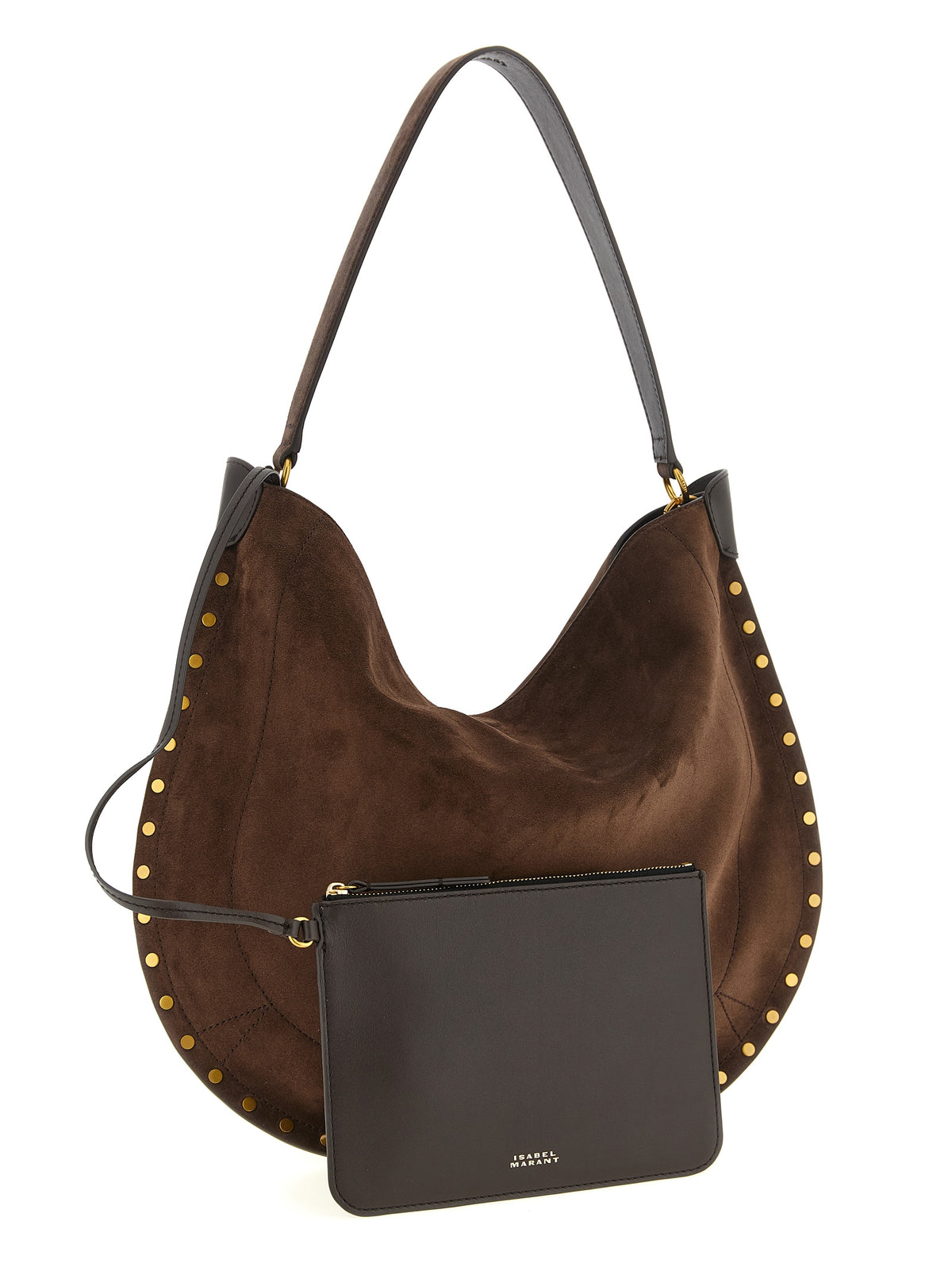 Isabel Marant Brown Cowhide Shoulder Bag