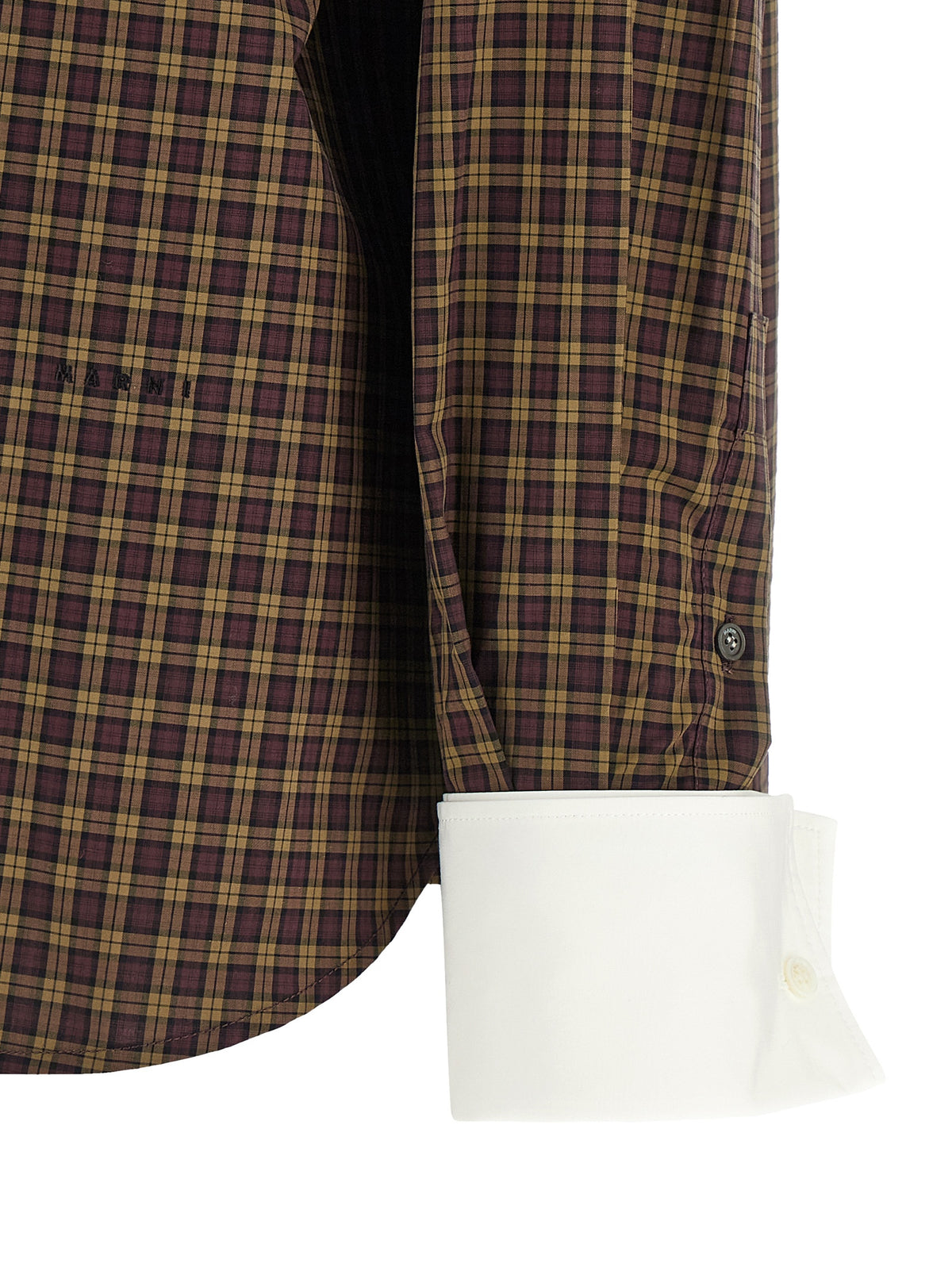Marni Brown Cotton Blouse
