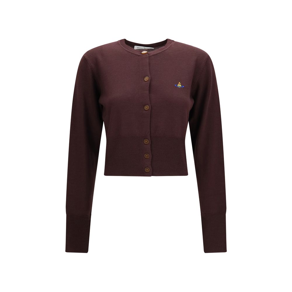Vivienne Westwood Purple Silk Cardigan