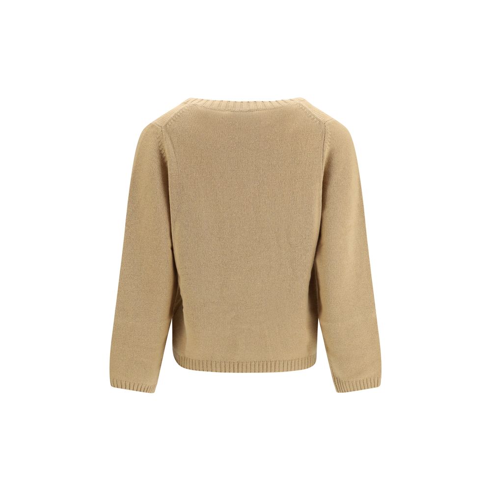 Allude Beige Cashmere Sweater