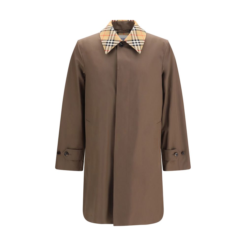 Burberry Brown Cotton Coat