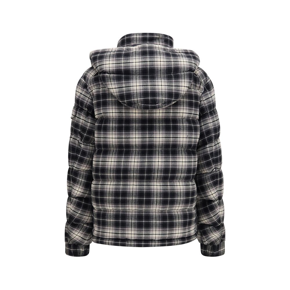 Moncler Black Cotton Full-Length Jacket