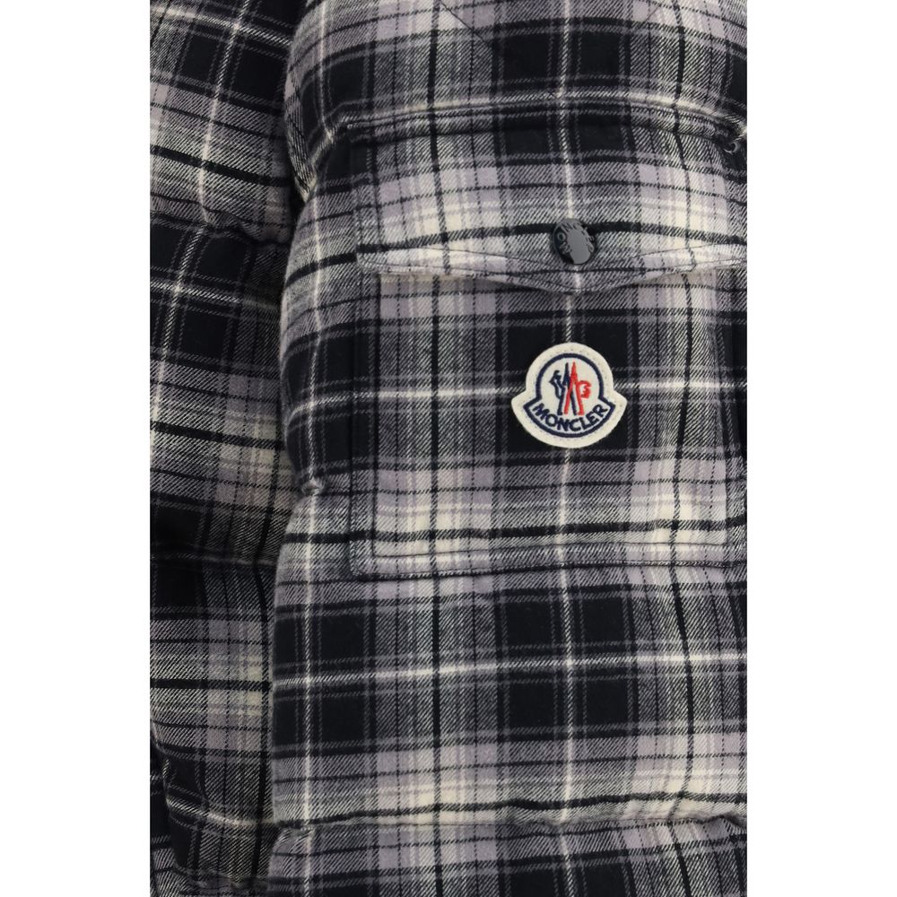 Moncler Black Cotton Full-Length Jacket
