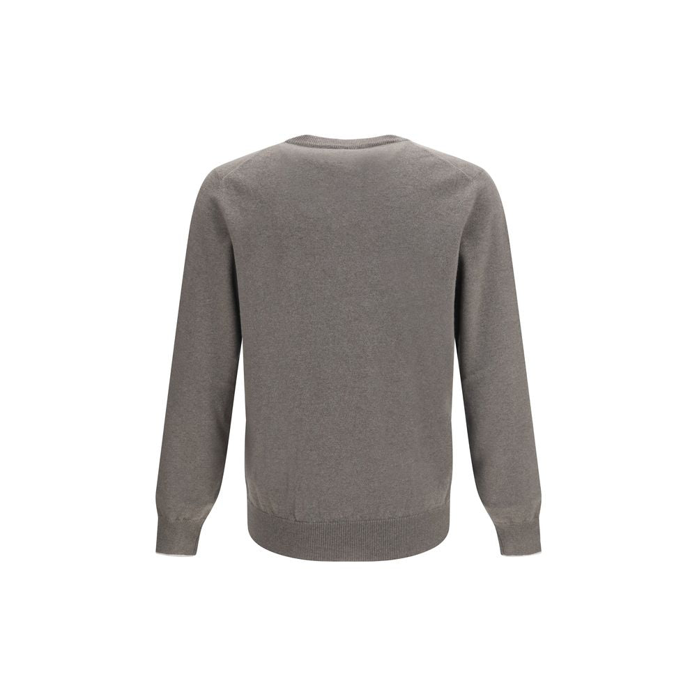 Brunello Cucinelli Gray Cashmere Sweater