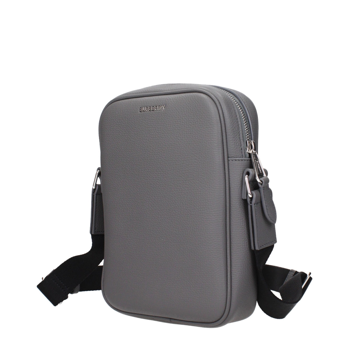 Burberry Gray Leather Crossbody Bag