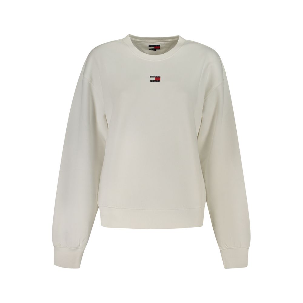 Tommy Hilfiger White Cotton Women Sweatshirt