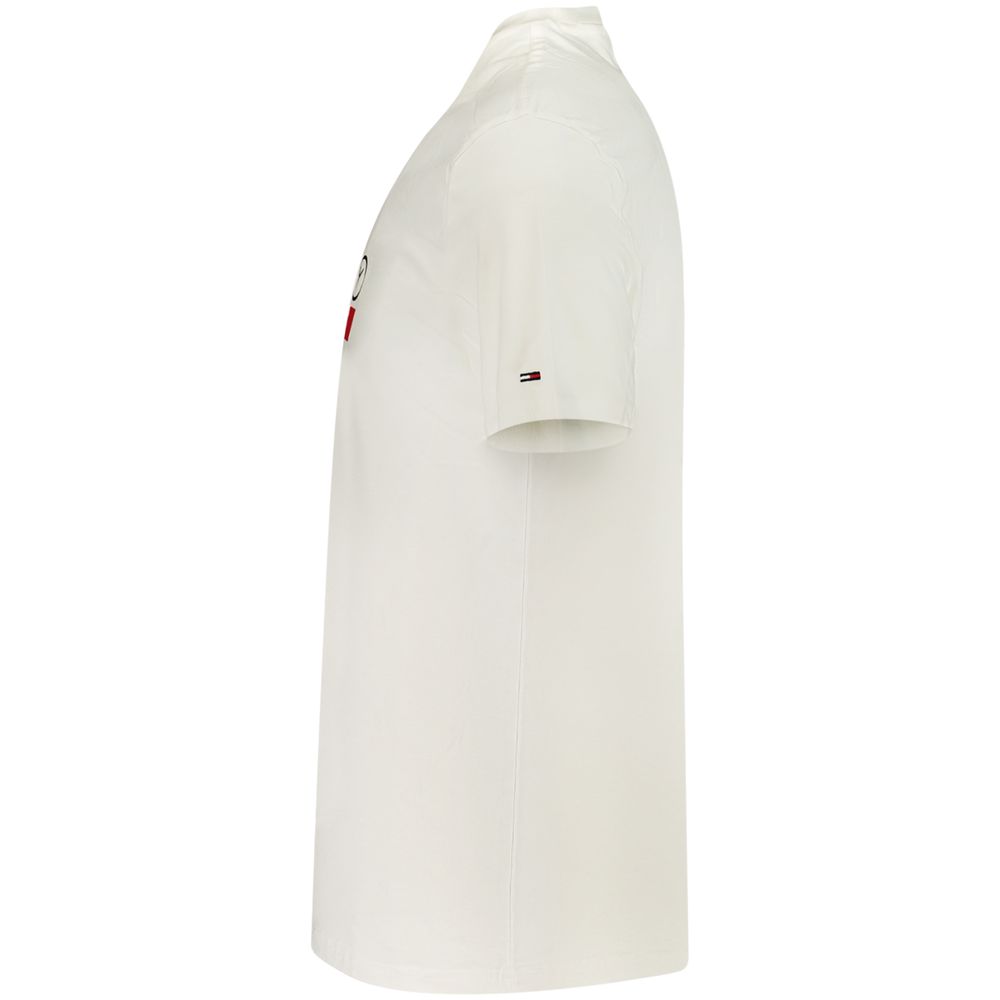 Tommy Hilfiger White Cotton Men's T-Shirt