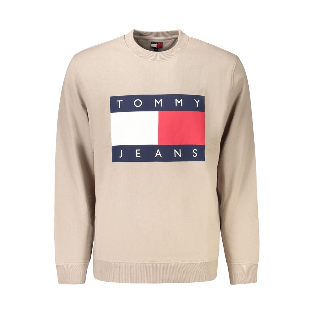 Tommy Hilfiger Beige Cotton Men's Sweatshirt