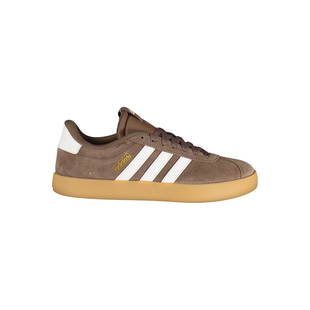 Adidas Brown Polyester Athletic Sneakers