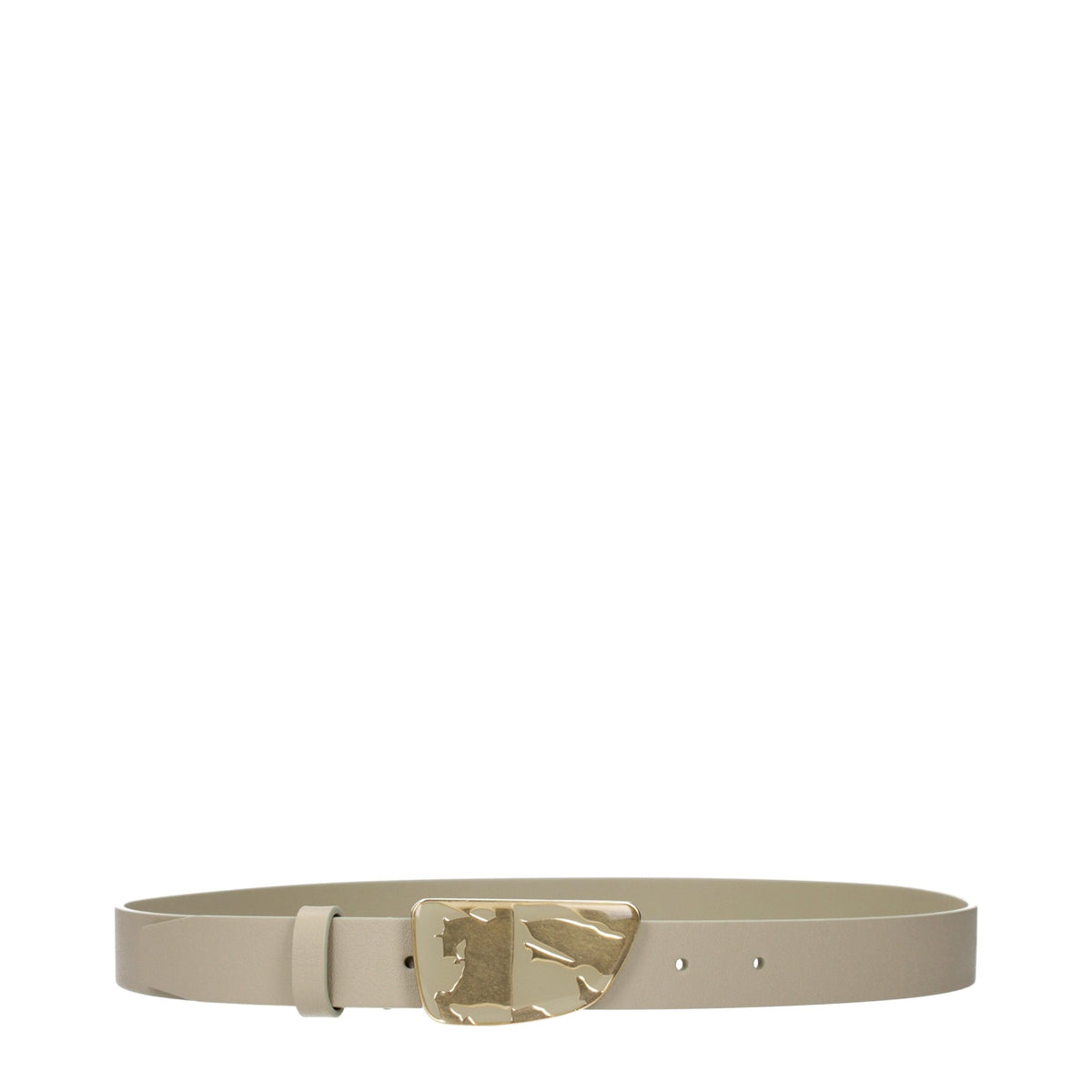 Burberry Green Leather Regular Belt