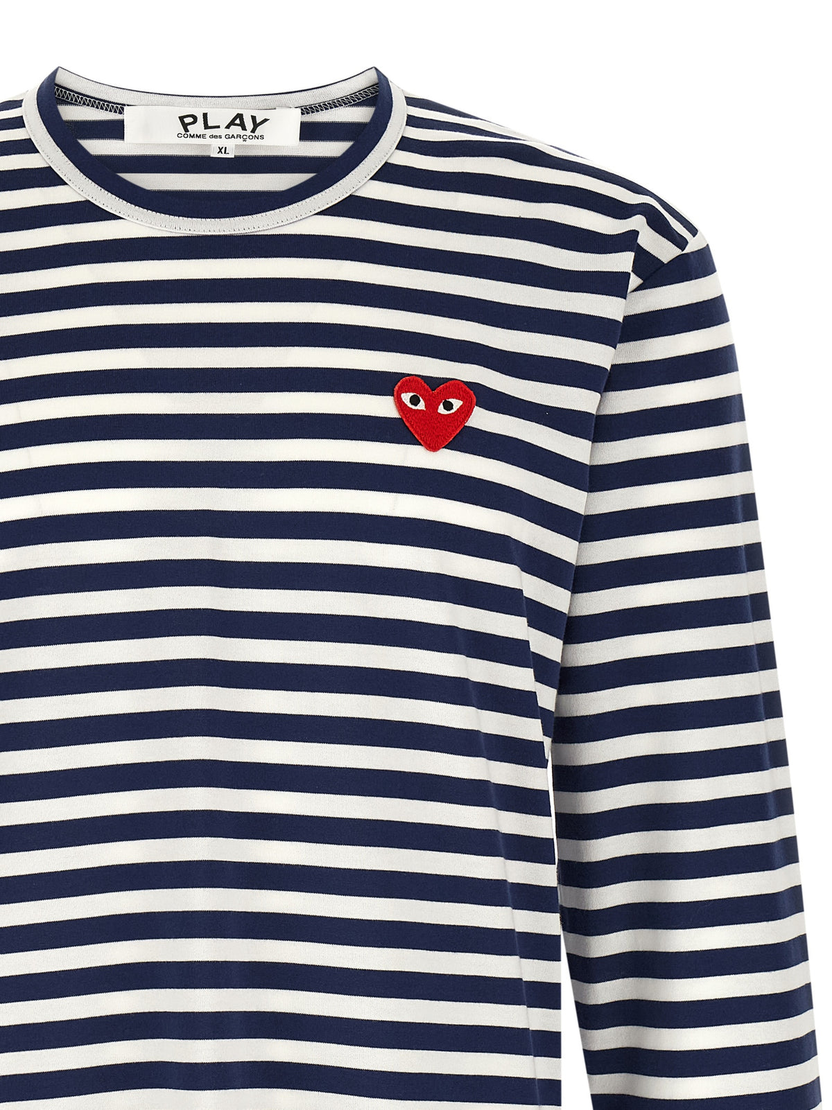 Comme Des Garçons Play Multicolor Cotton T-Shirt