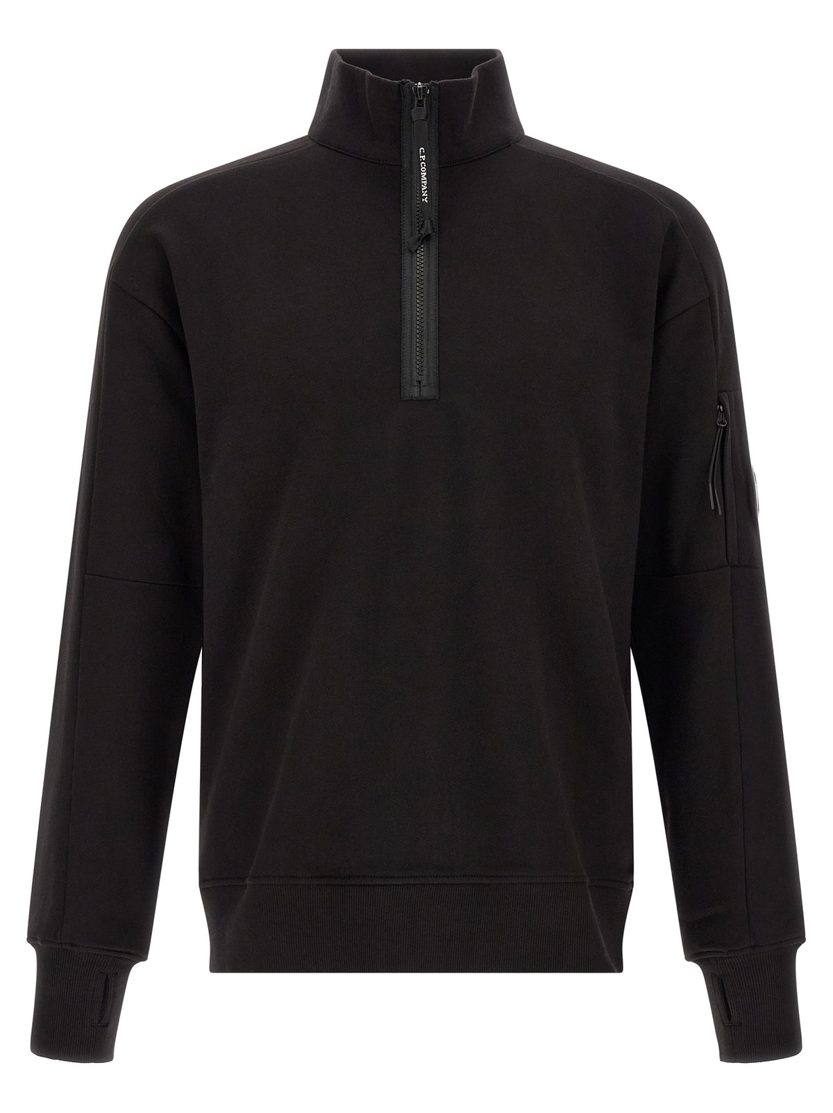 C.P. Company Black Cotton Sweatshirt
