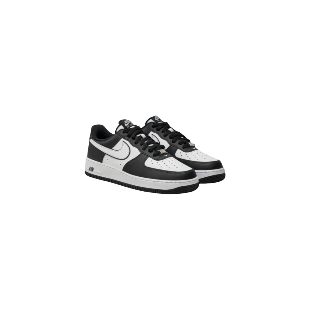 Nike Black And White Leather Low Top Sneakers