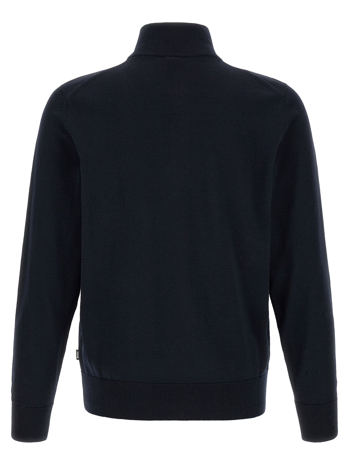 Hugo Boss Blue Virgin Wool Cardigan