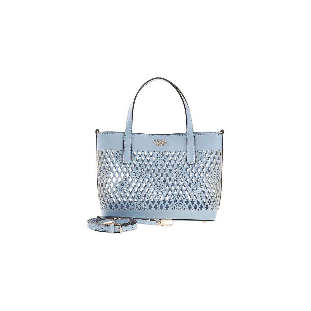 Guess Blue Polyethylene Handbag