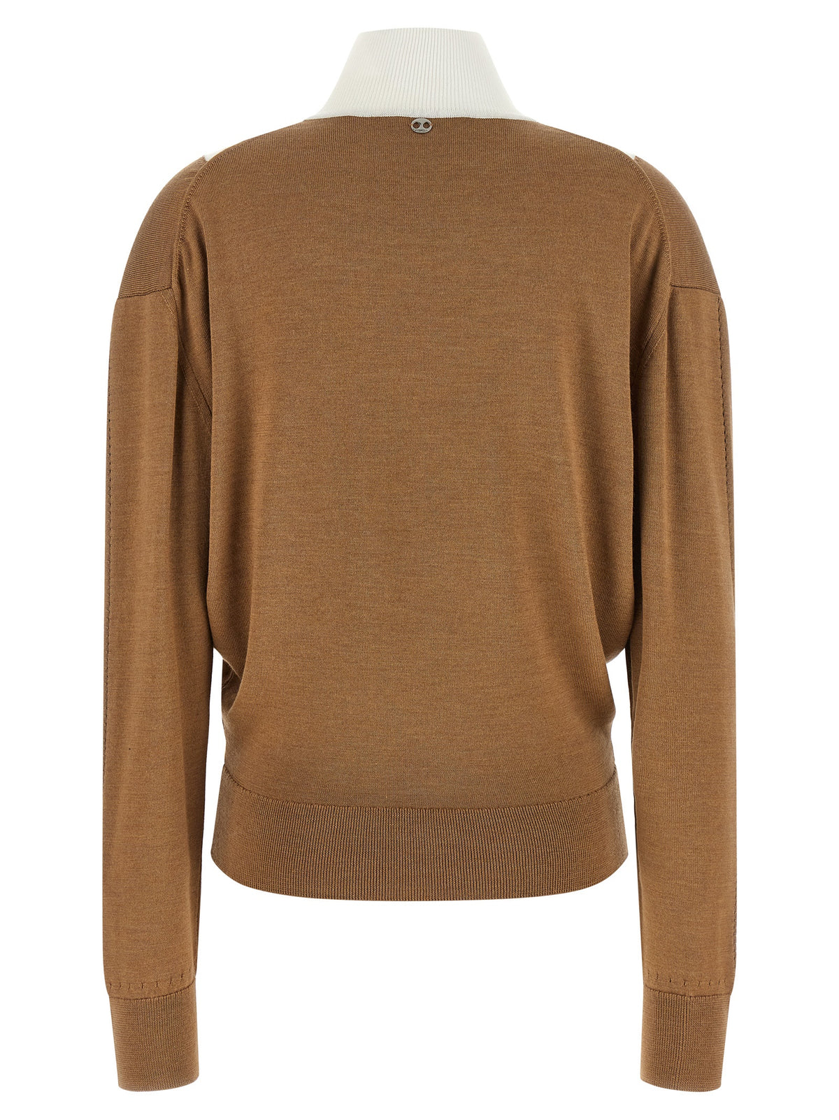 Paco Rabanne Beige Virgin Wool Cardigan