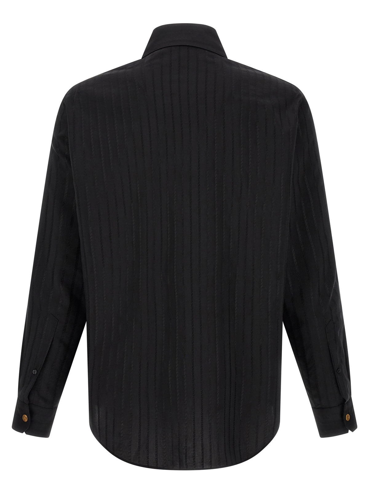 Versace Black Cotton Blouse