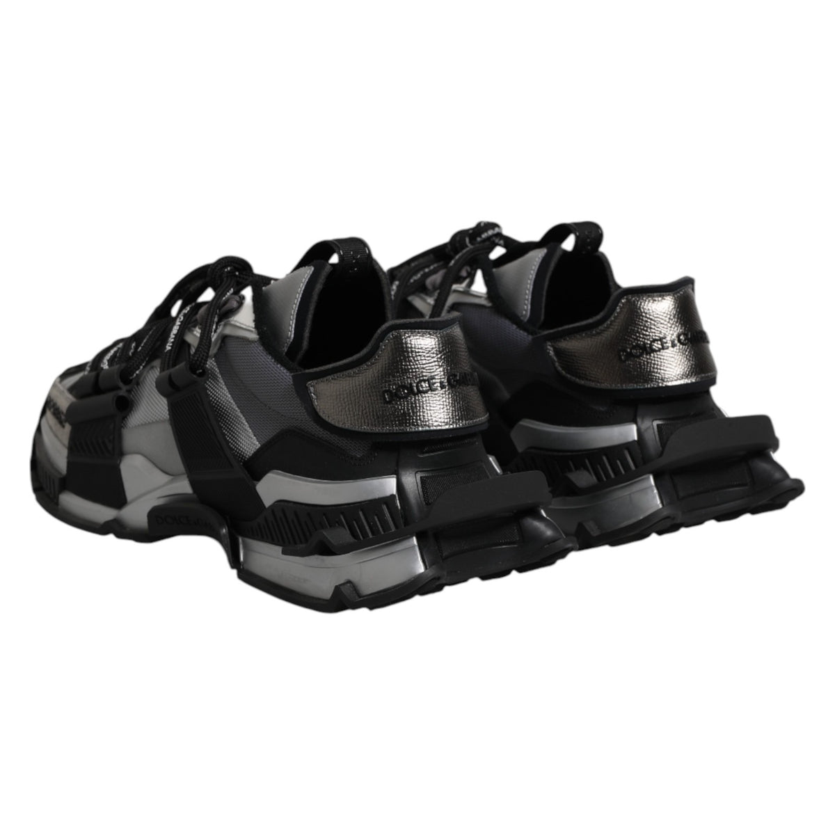 Dolce & Gabbana Multicolor Panelled Space Sneakers Men L-39 R-39.5 Shoes