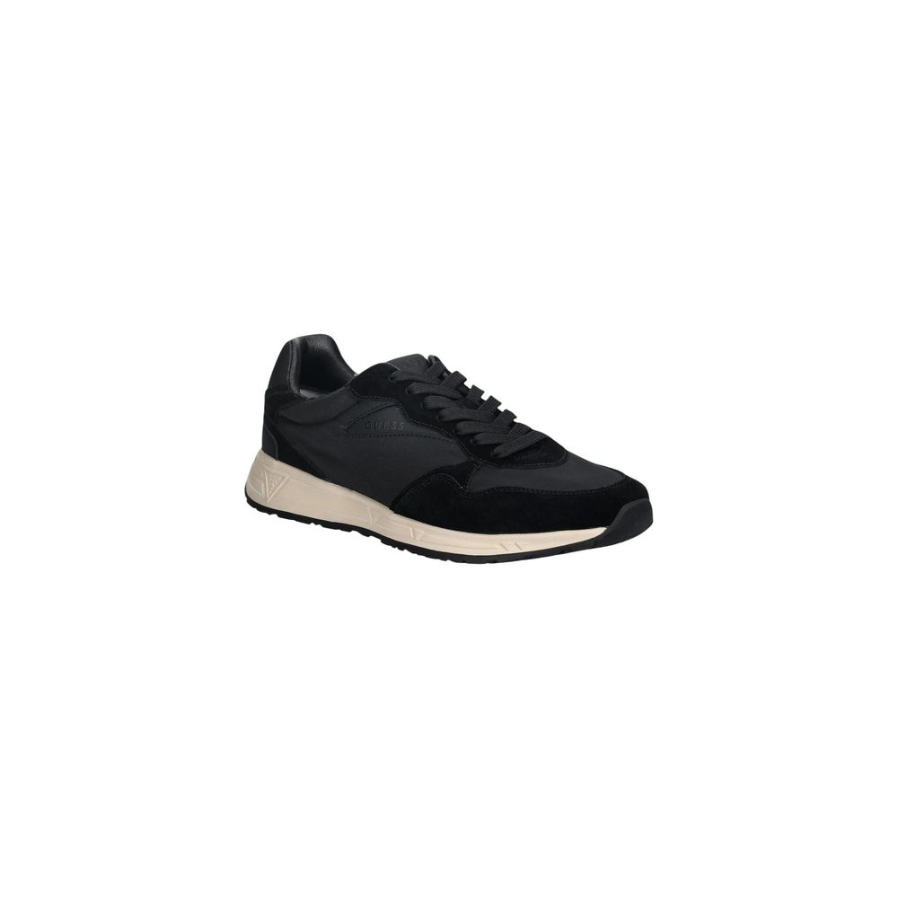 Guess Black Polyester Athletic Sneakers