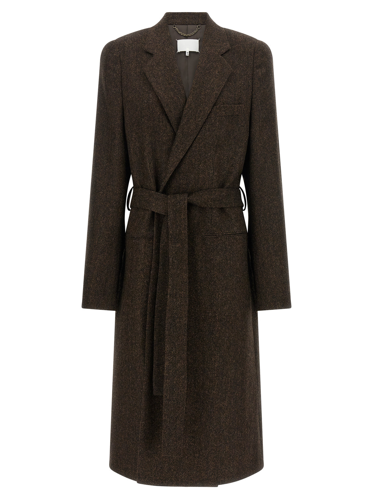 Maison Margiela Brown Wool Coat