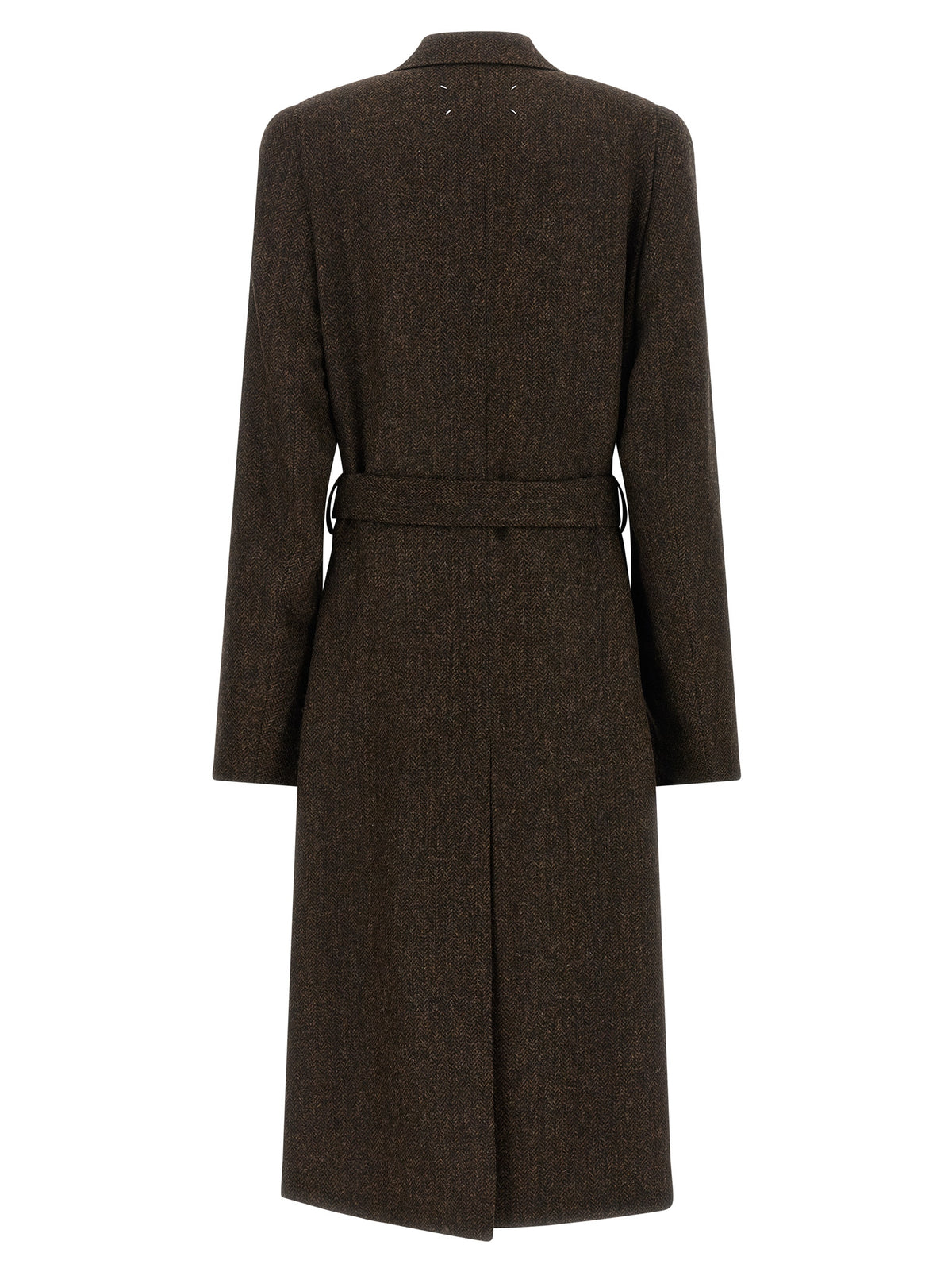Maison Margiela Brown Wool Coat