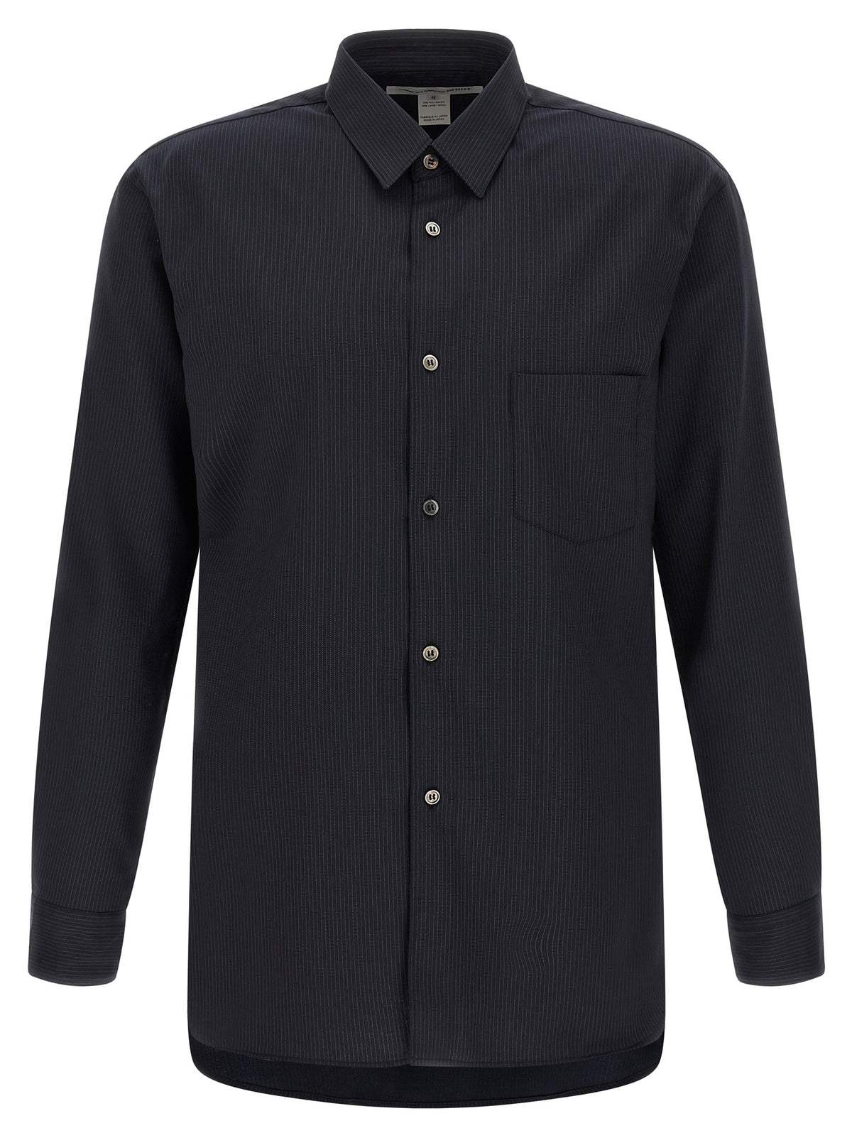 Comme Des Garçons Blue Polyester Blouse