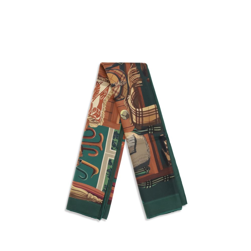 Burberry Bicolor Silk Scarf