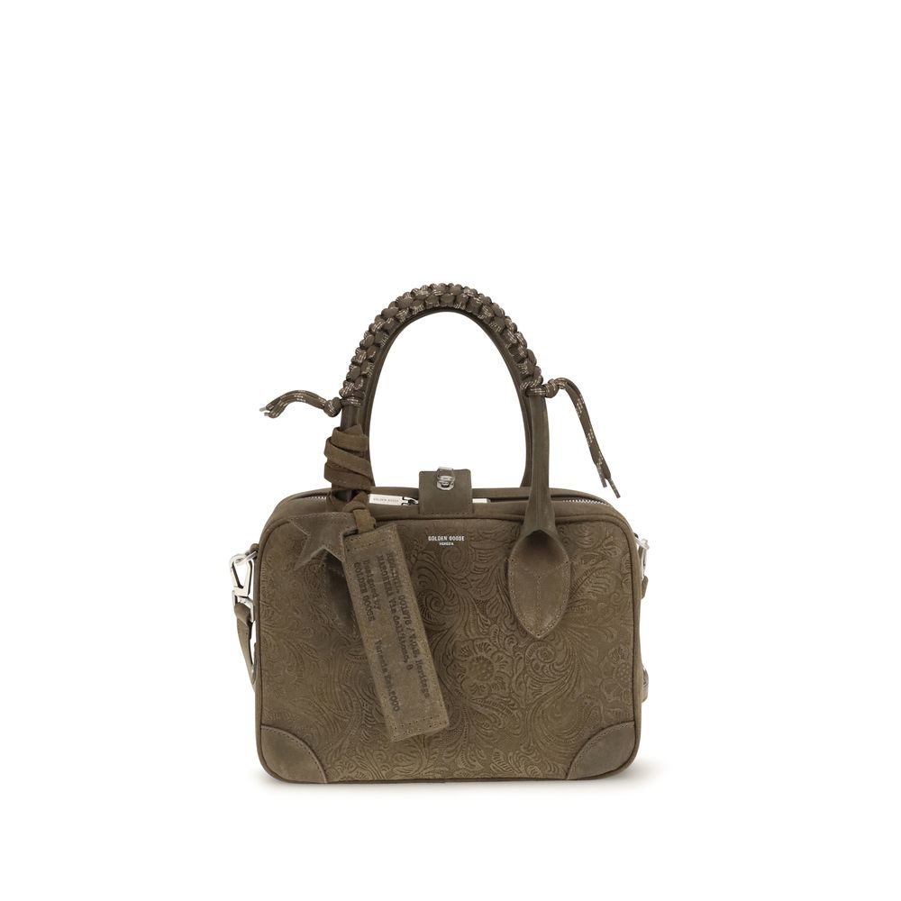 Golden Goose Brown Calf Leather Bos Taurus Handbag