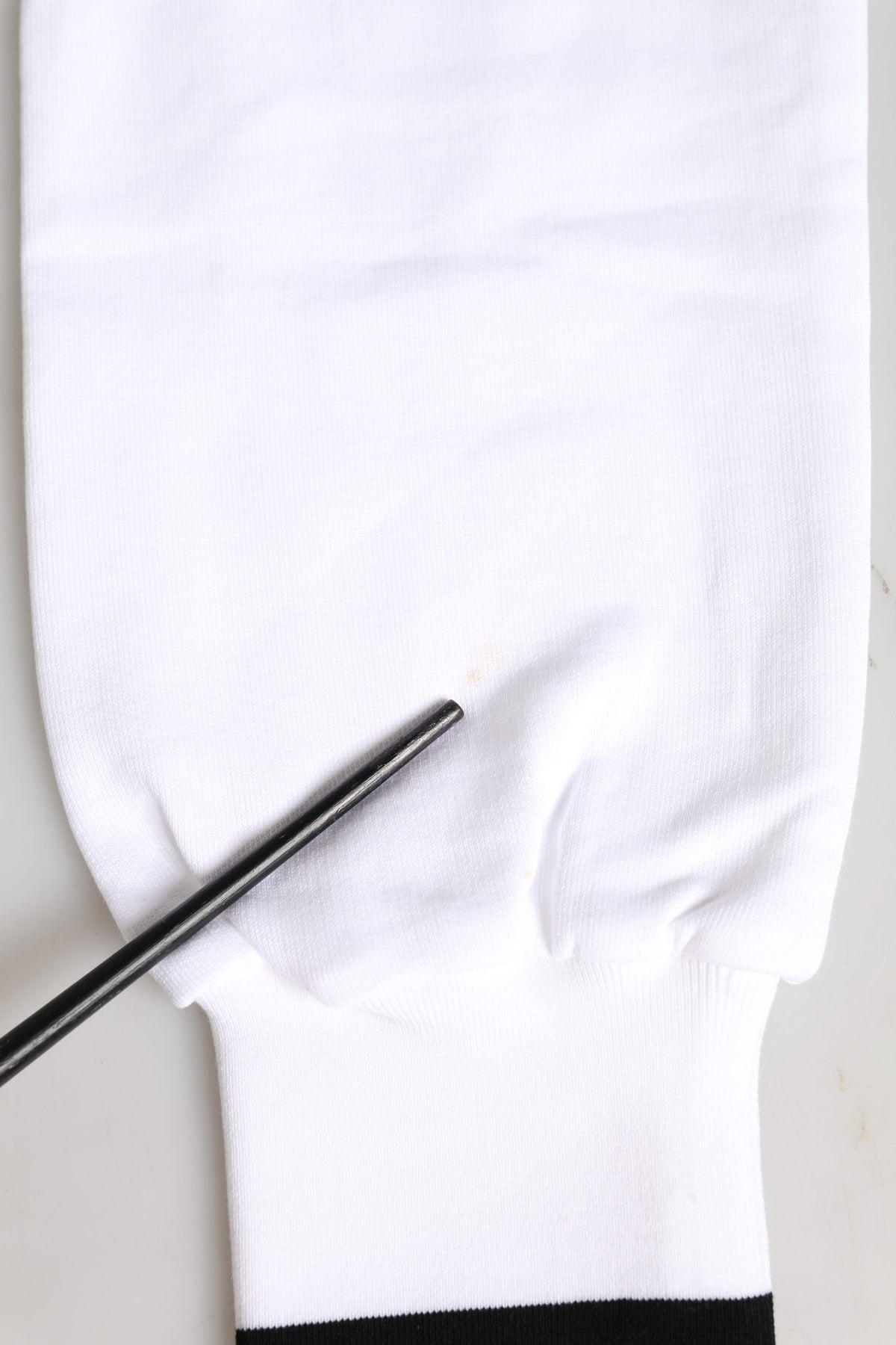 Dolce & Gabbana White Cotton DG Crew Neck Sweatshirt Sweater