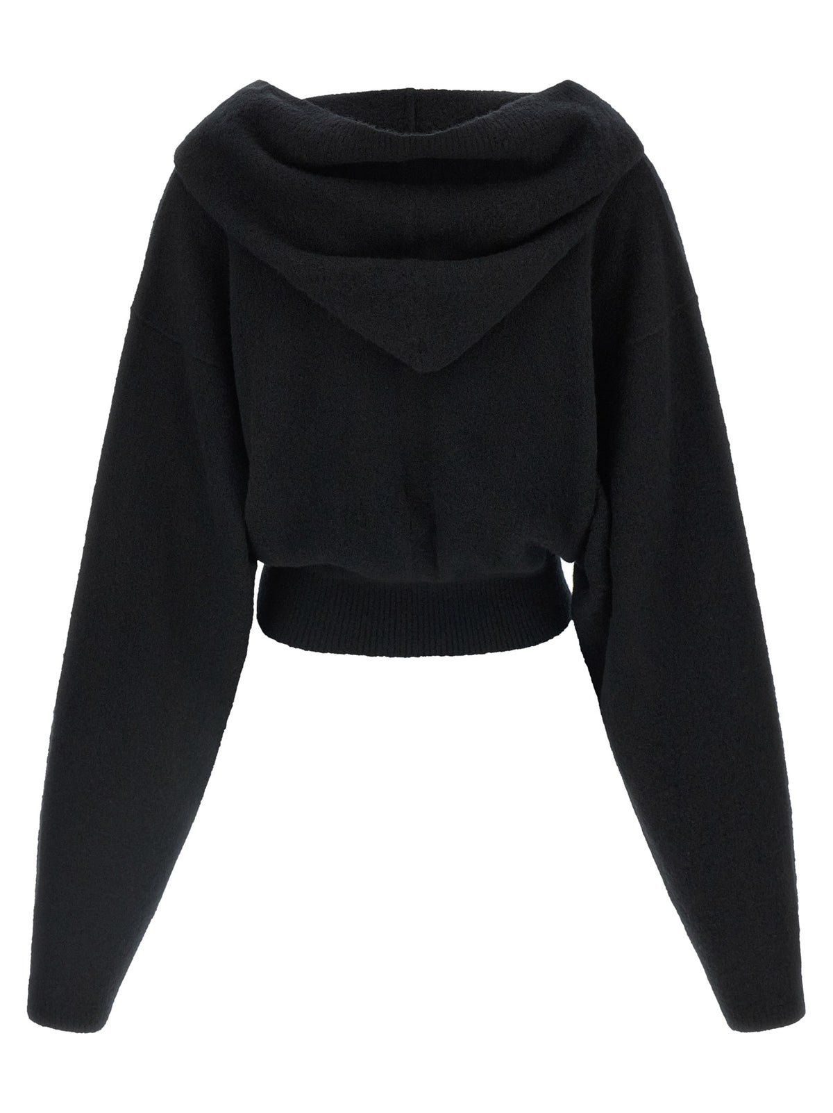 Rick Owens Black Cashmere Sweatshirt