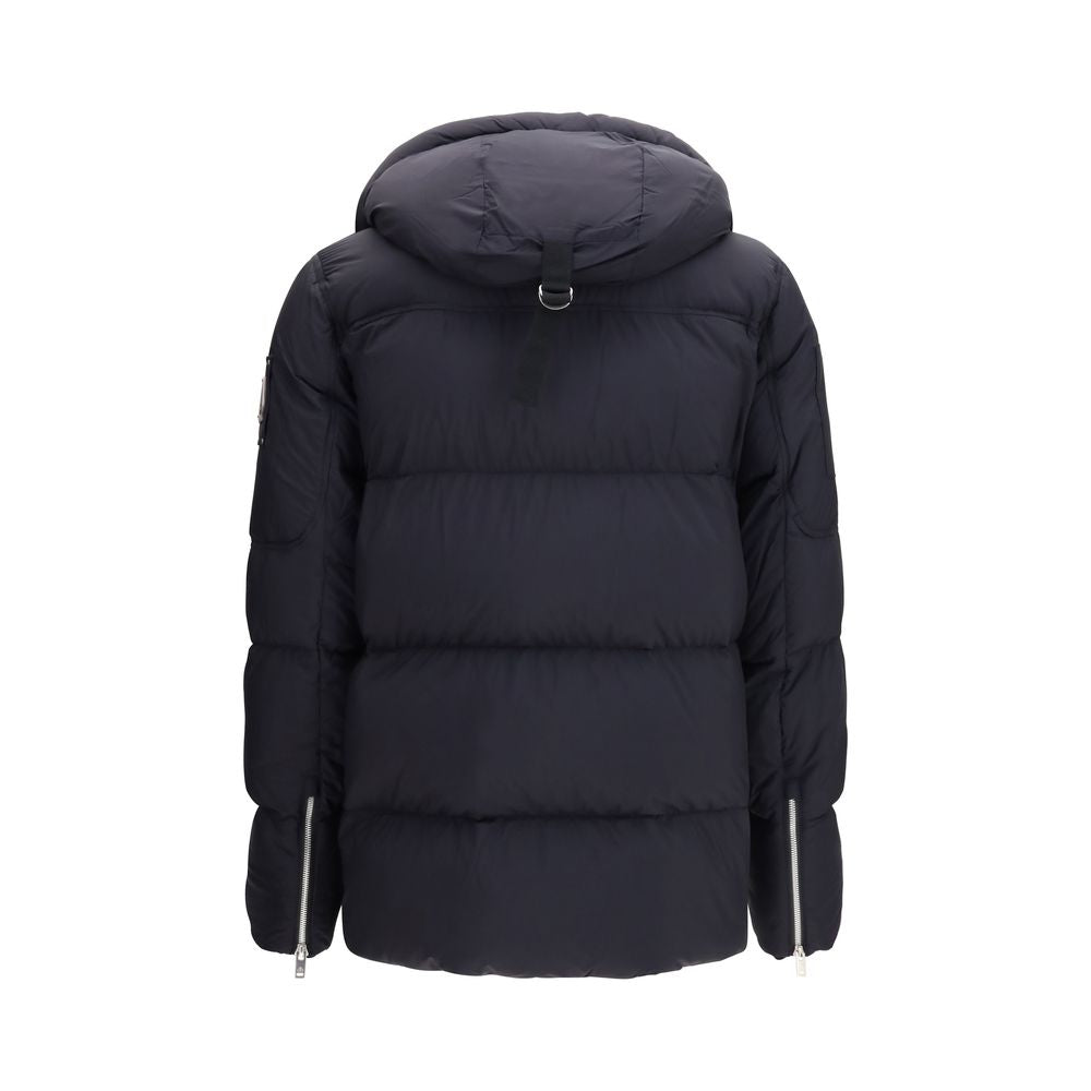 Moose Knuckles Black Nylon Coat