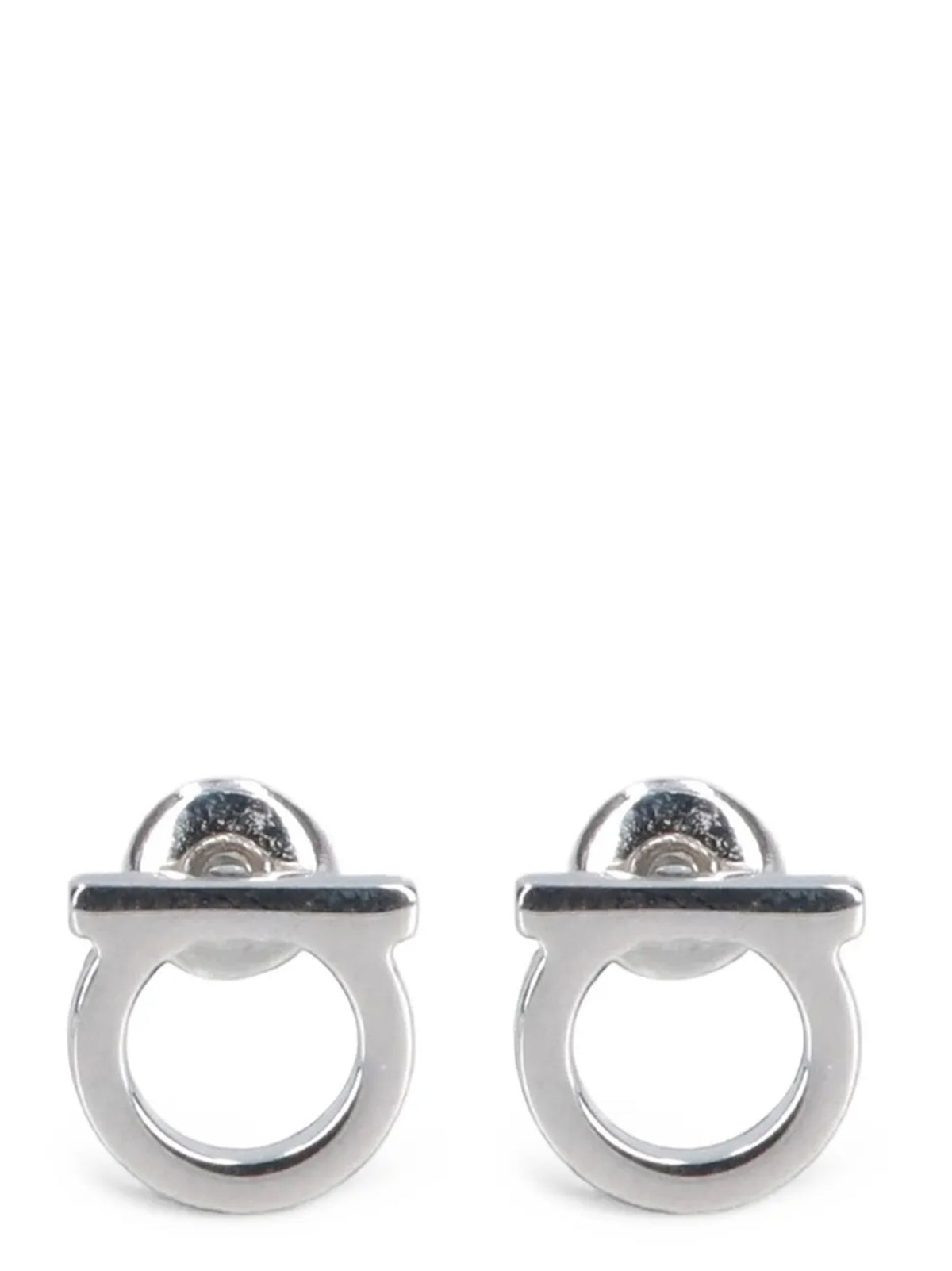 Ferragamo Silver Brass Earrings
