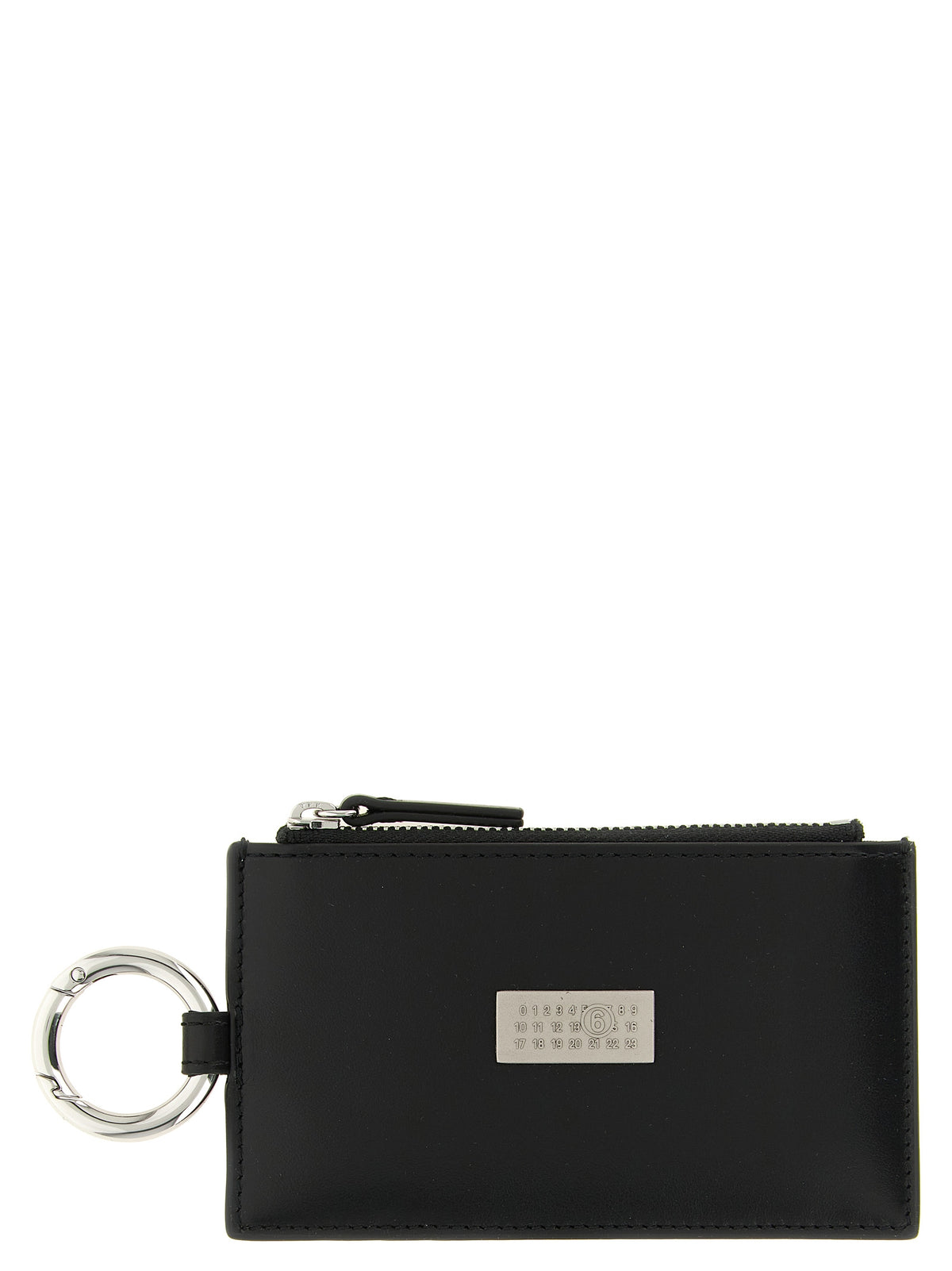 MM6 Maison Margiela Black Calfskin Cardholder